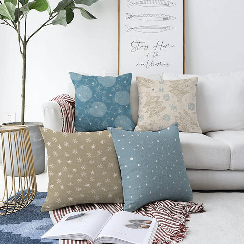 Set di 4 federe per cuscini decorativi Dicle RKYK350 Multicolore, 43 x 43 cm