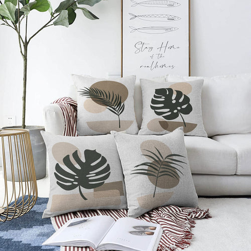 Set di 4 federe per cuscini decorativi Dicle RKYK353 Multicolore, 43 x 43 cm