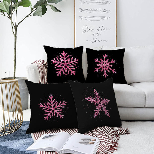 Hillkar Global Set di 4 federe per cuscini decorativi Dicle RKYK355 Multicolore, 43 x 43 cm