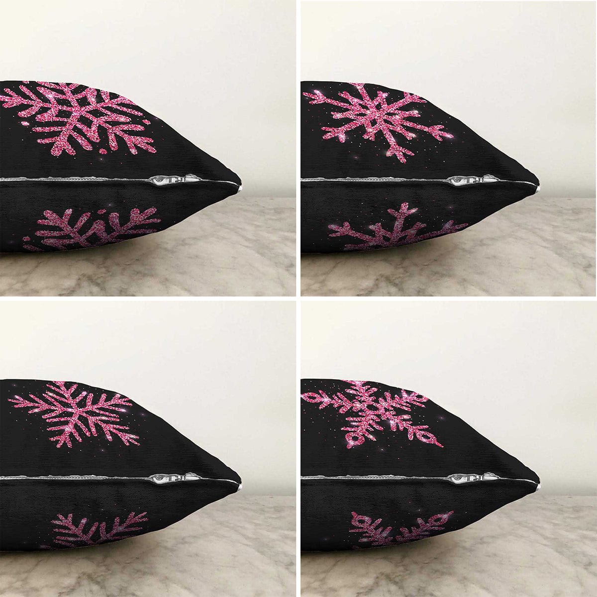 Hillkar Global Set di 4 federe per cuscini decorativi Dicle RKYK355 Multicolore, 43 x 43 cm