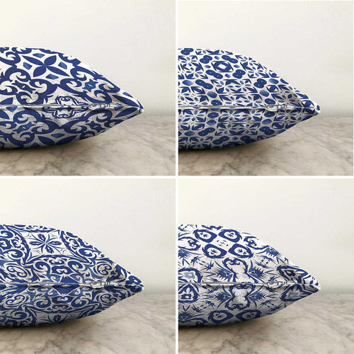 Hillkar Global Set di 4 federe per cuscini decorativi Dicle RKYK356 Multicolore, 43 x 43 cm
