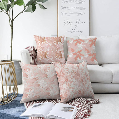 Set di 4 federe per cuscini decorativi Ece RKYK196 Multicolore, 43 x 43 cm