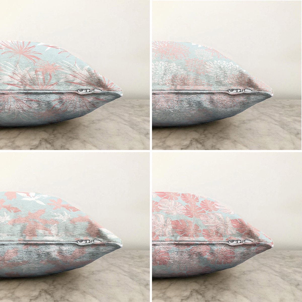 Set di 4 federe per cuscini decorativi Ece RKYK197 Multicolore, 43 x 43 cm (1)