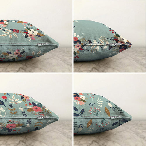 Set di 4 federe per cuscini decorativi Elif RKYK358 Multicolore, 43 x 43 cm (1)