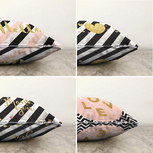 Set di 4 federe per cuscini decorativi Emir RKYK360 Multicolore, 43 x 43 cm (1)