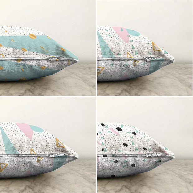 Set di 4 federe per cuscini decorativi Emir RKYK361 Multicolore, 43 x 43 cm (1)
