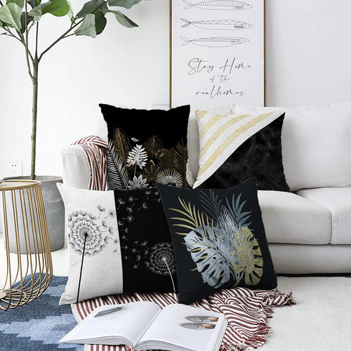 Set di 4 federe per cuscini decorativi Emir RKYK363 Multicolore, 43 x 43 cm