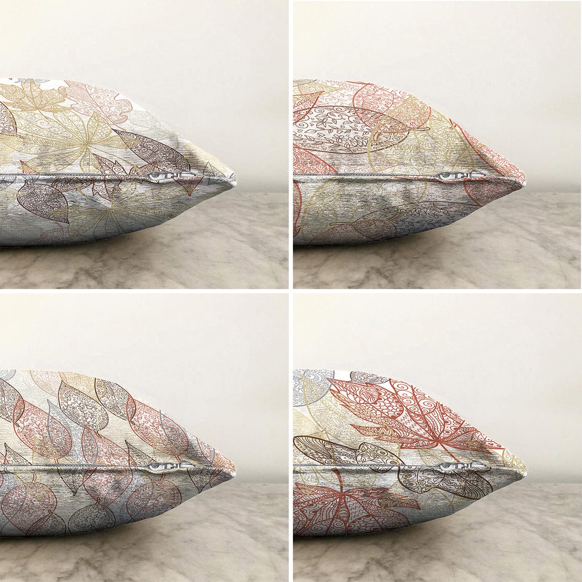 Set di 4 federe per cuscini decorativi Esme RKYK252 Multicolore, 43 x 43 cm (1)