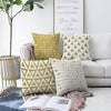 Set di 4 federe per cuscini decorativi Esme RKYK256 Multicolore, 43 x 43 cm