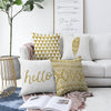 Set di 4 federe per cuscini decorativi Esme RKYK257 Multicolore, 43 x 43 cm