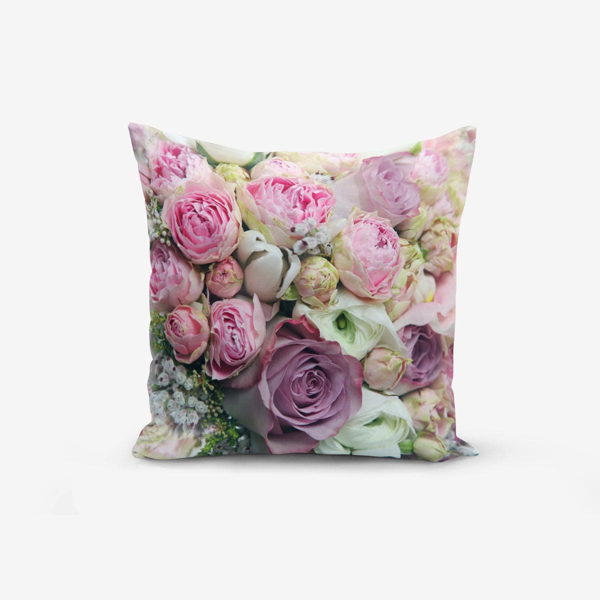 Set di 4 federe per cuscini decorativi Farah RKYK109 Multicolore, 43 x 43 cm (1)