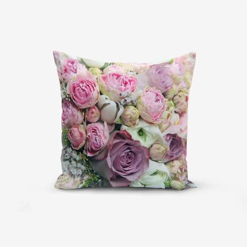 Set di 4 federe per cuscini decorativi Farah RKYK109 Multicolore, 43 x 43 cm (1)