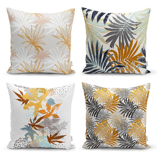 Set di 4 federe per cuscini decorativi Farah RKYK70 Multicolore, 43 x 43 cm