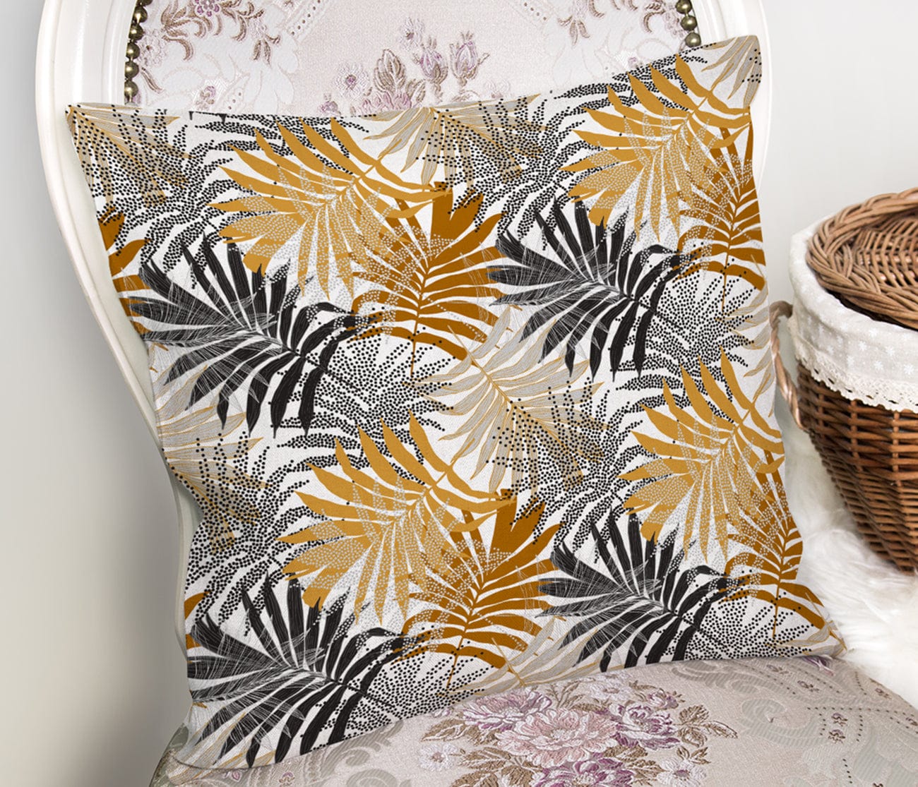 Set di 4 federe per cuscini decorativi Farah RKYK70 Multicolore, 43 x 43 cm (7)