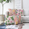 Set di 4 federe per cuscini decorativi Guven RKYK430 Multicolore, 43 x 43 cm