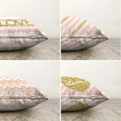 Set di 4 federe per cuscini decorativi Guven RKYK435 Multicolore, 43 x 43 cm (1)