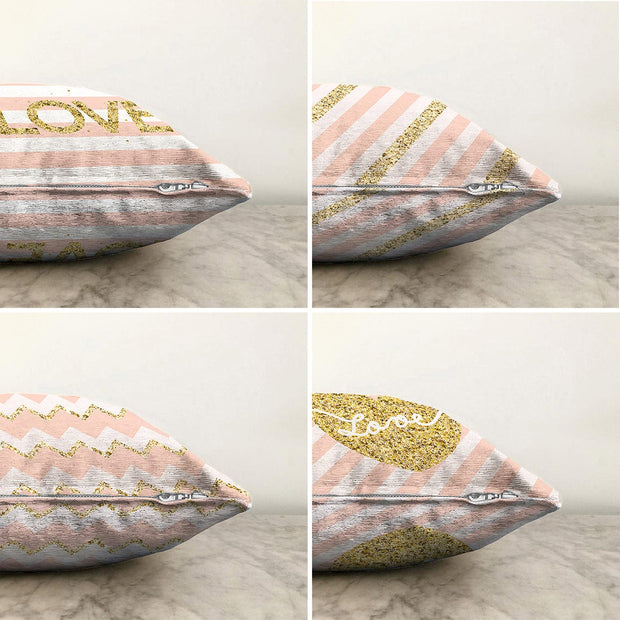 Set di 4 federe per cuscini decorativi Guven RKYK435 Multicolore, 43 x 43 cm (1)