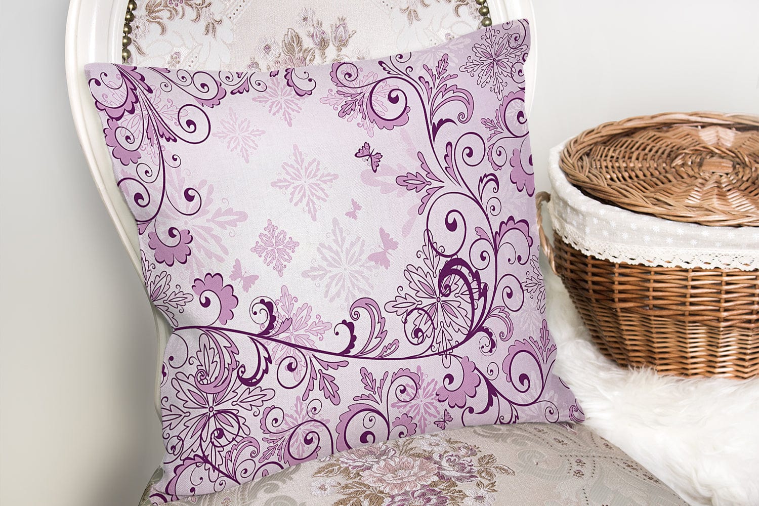 Set di 4 federe per cuscini decorativi Hatice RKYK92 Multicolore, 43 x 43 cm (5)