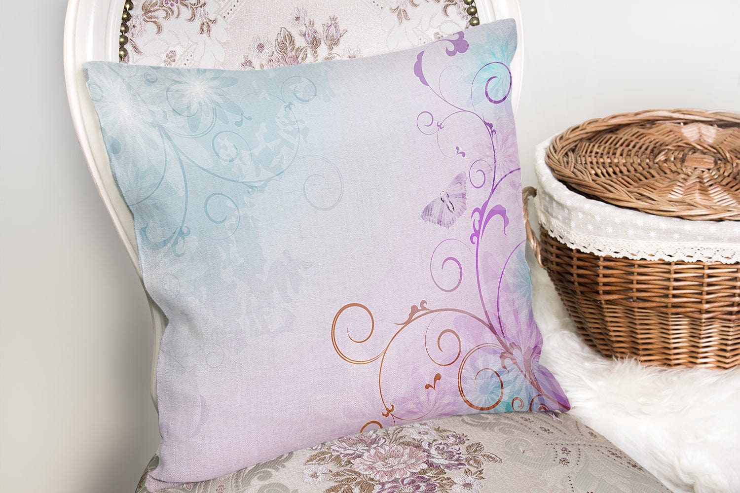 Set di 4 federe per cuscini decorativi Hatice RKYK92 Multicolore, 43 x 43 cm (7)