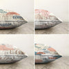 Set di 4 federe per cuscini decorativi Hazal RKYK329 Multicolore, 43 x 43 cm (1)