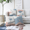 Set di 4 federe per cuscini decorativi Hazal RKYK330 Multicolore, 43 x 43 cm