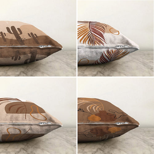 Set di 4 federe per cuscini decorativi Hazal RKYK331 Multicolore, 43 x 43 cm (1)