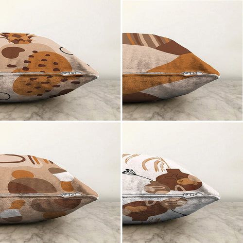 Set di 4 federe per cuscini decorativi Hazal RKYK332 Multicolore, 43 x 43 cm (1)