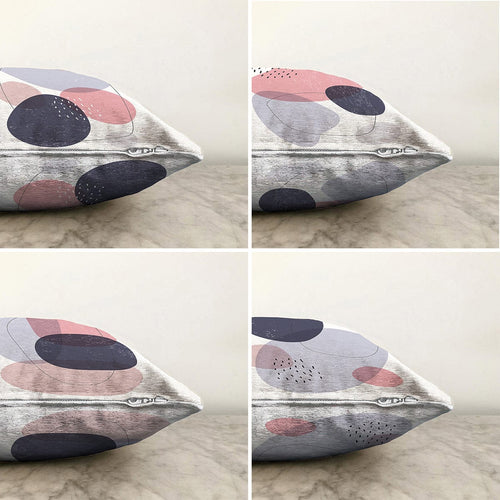 Set di 4 federe per cuscini decorativi Hazal RKYK333 Multicolore, 43 x 43 cm (1)