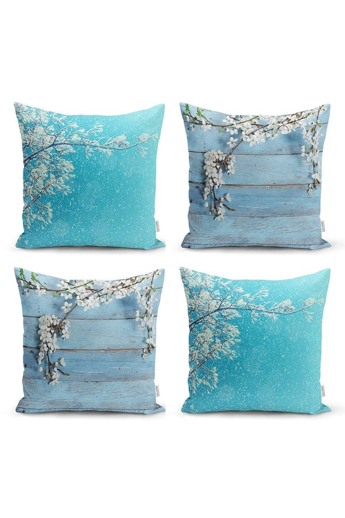 Set di 4 federe per cuscini decorativi Hulya RKYK1 Multicolore, 43 x 43 cm