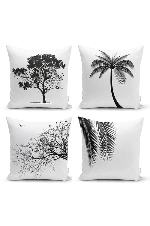 Set di 4 federe per cuscini decorativi Hulya RKYK2 Multicolore, 43 x 43 cm