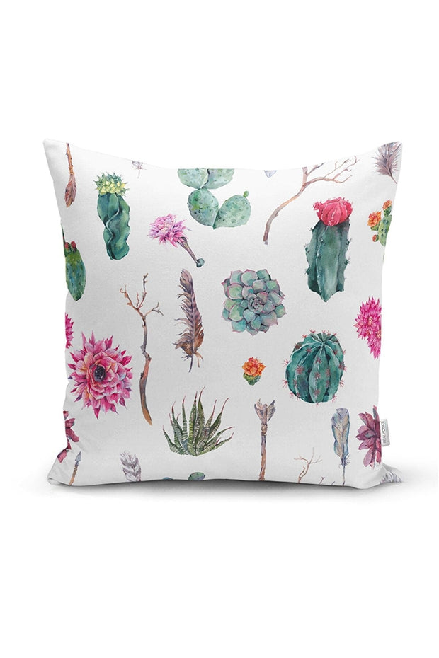 Set di 4 federe per cuscini decorativi Hulya RKYK5 Multicolore, 43 x 43 cm (2)