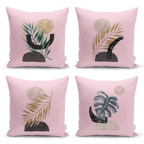 Set di 4 federe per cuscini decorativi Irem RKYK56 Multicolore, 43 x 43 cm