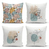 Set di 4 federe per cuscini decorativi Irem RKYK57 Multicolore, 43 x 43 cm