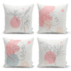 Set di 4 federe per cuscini decorativi Irem RKYK58 Multicolore, 43 x 43 cm
