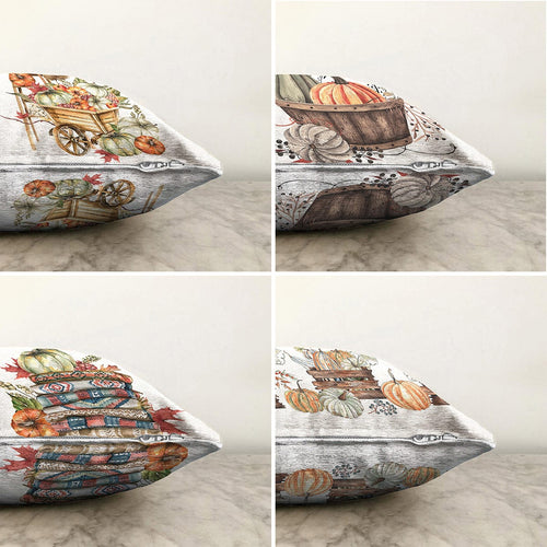 Set di 4 federe per cuscini decorativi Kader RKYK395 Multicolore, 43 x 43 cm (1)