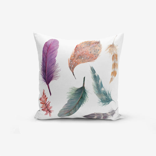 Set di 4 federe per cuscini decorativi Kenan RKYK123 Multicolore, 43 x 43 cm (1)