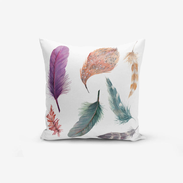Set di 4 federe per cuscini decorativi Kenan RKYK123 Multicolore, 43 x 43 cm (1)