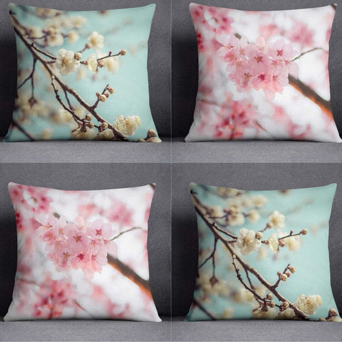 Set di 4 federe per cuscini decorativi Kenan RKYK162 Multicolore, 43 x 43 cm