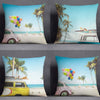 Set di 4 federe per cuscini decorativi Kenan RKYK163 Multicolore, 43 x 43 cm