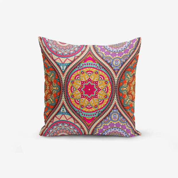 Set di 4 federe per cuscini decorativi Lale RKYK121 Multicolore, 43 x 43 cm (1)