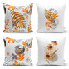 Set di 4 federe per cuscini decorativi Luna RKYK44 Multicolore, 43 x 43 cm