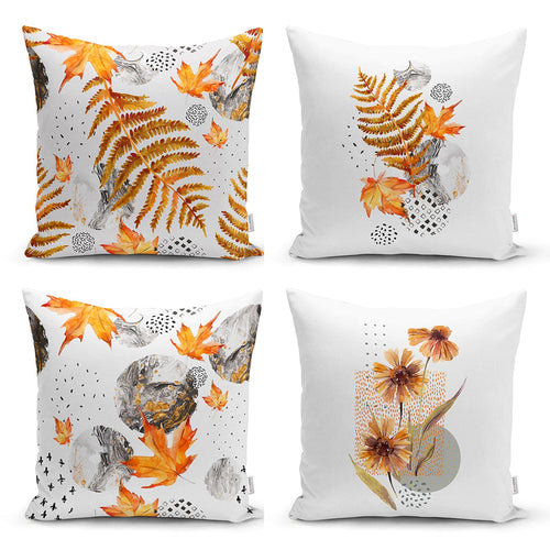 Set di 4 federe per cuscini decorativi Luna RKYK44 Multicolore, 43 x 43 cm