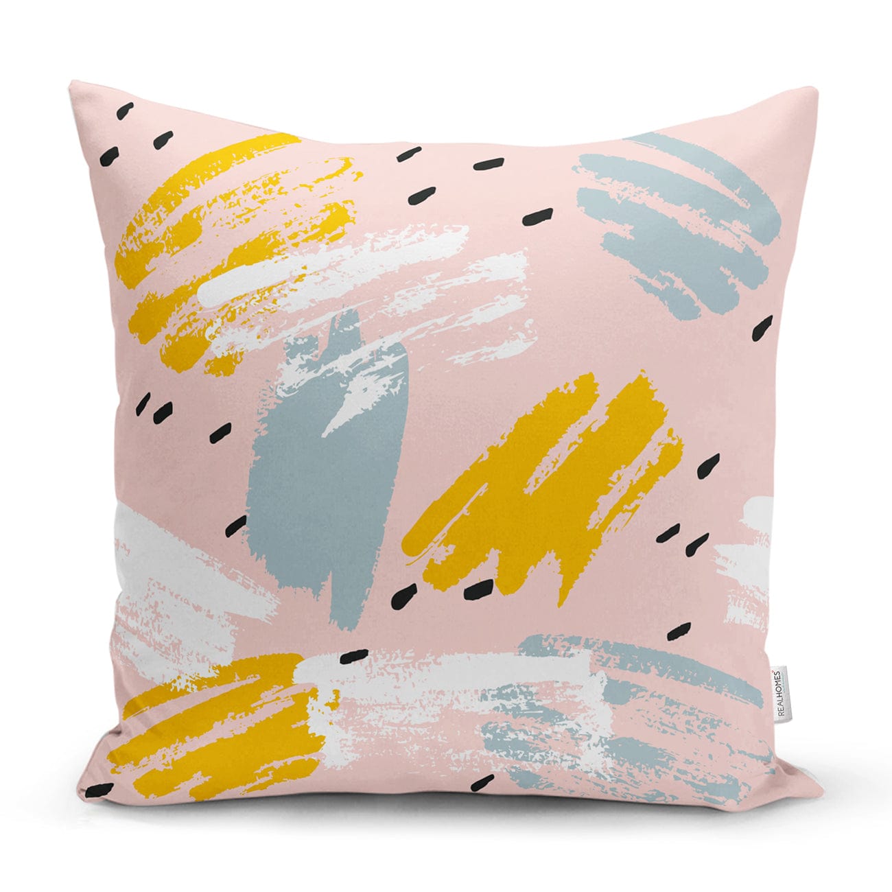 Hillkar Global Set di 4 federe per cuscini decorativi Luna RKYK48 Multicolore, 43 x 43 cm