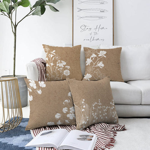 Set di 4 federe per cuscini decorativi Melike RKYK372 Multicolore, 43 x 43 cm