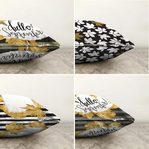Set di 4 federe per cuscini decorativi Melike RKYK374 Multicolore, 43 x 43 cm (1)