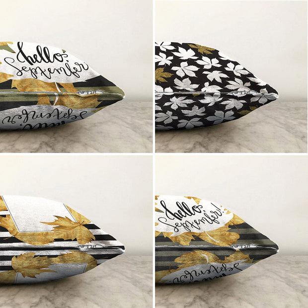 Set di 4 federe per cuscini decorativi Melike RKYK374 Multicolore, 43 x 43 cm (1)