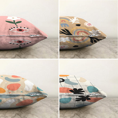 Set di 4 federe per cuscini decorativi Melisa RKYK321 Multicolore, 43 x 43 cm (1)