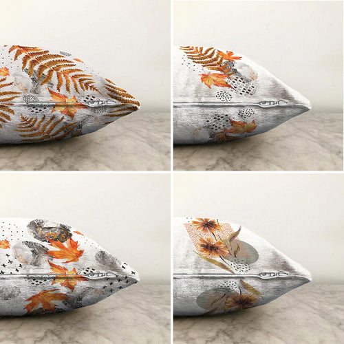 Set di 4 federe per cuscini decorativi Mete RKYK189 Multicolore, 43 x 43 cm (1)