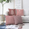 Set di 4 federe per cuscini decorativi Mete RKYK421 Multicolore, 43 x 43 cm