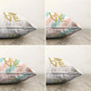 Set di 4 federe per cuscini decorativi Mete RKYK424 Multicolore, 43 x 43 cm (1)